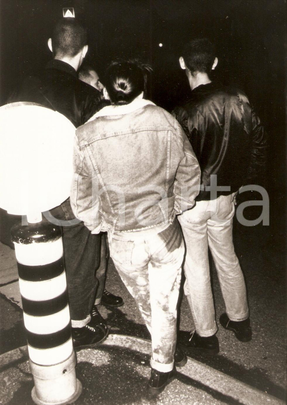 Fotografia d epoca originale 1989 SVIZZERA RTSR Graine de violence Reportage Roland GOERG Photo 1