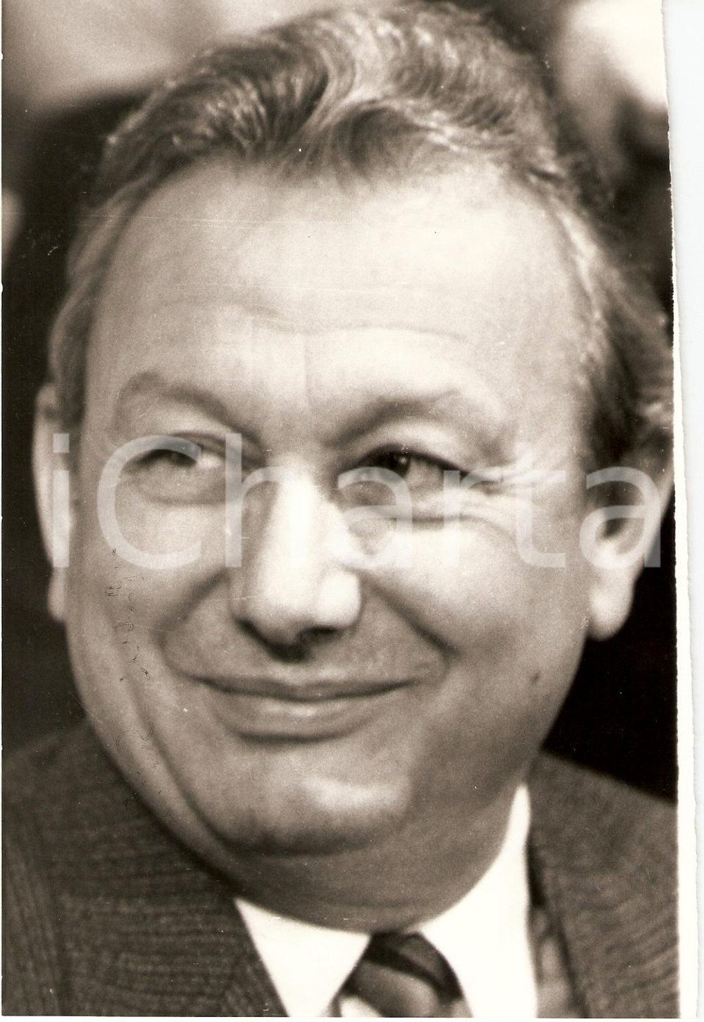 Fotografia d epoca originale 1990 PARIS Parti Communiste Paul LAURENT Ritratto del dirigente Fotografia 1