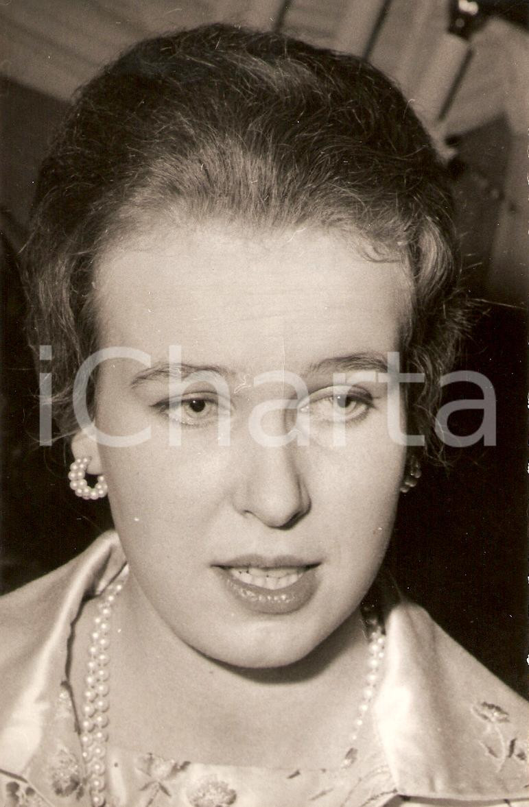 Fotografia d epoca originale 1963 PARIS Principessa MARIA GABRIELLA DI SAVOIA sposerÃ  PIETRO DI GRECIA? Foto 1