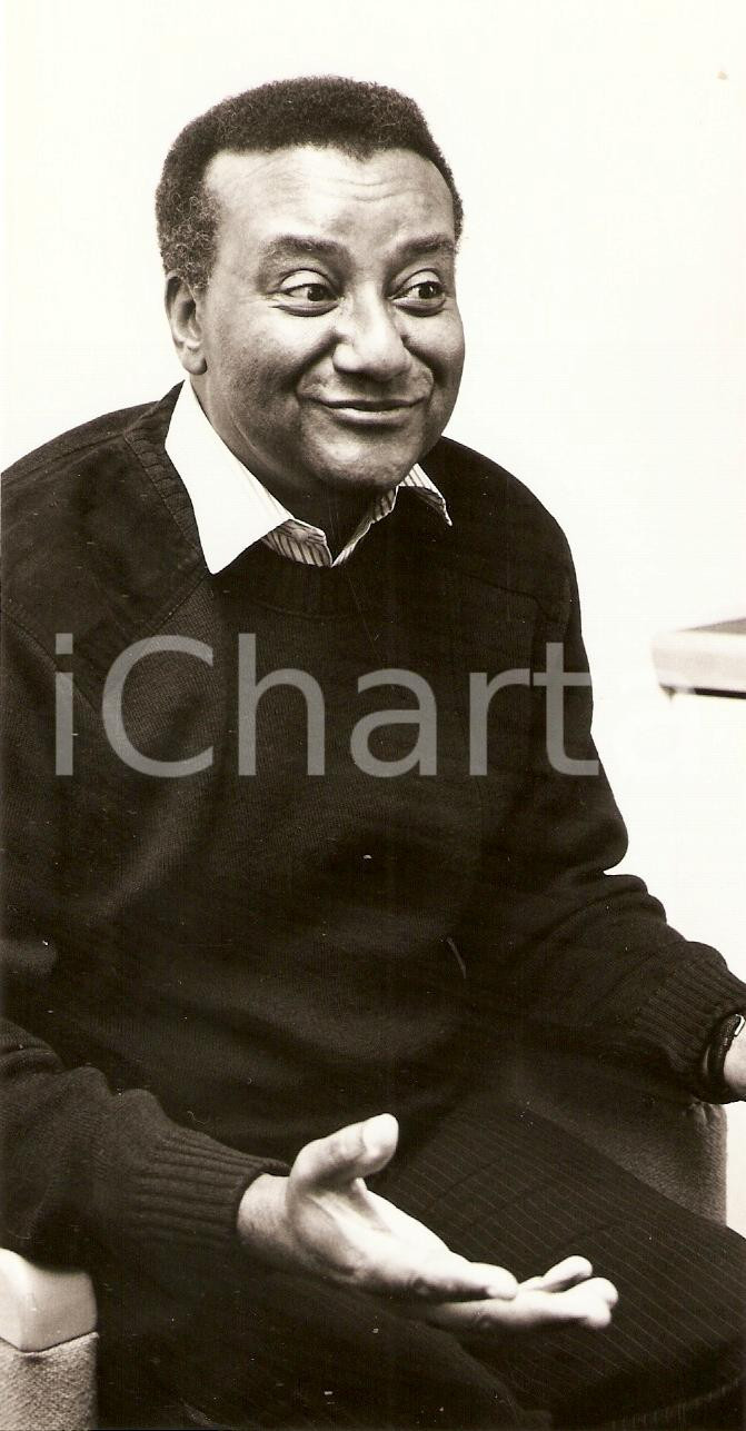 Fotografia d epoca originale 1993 COLMAR FR Gilchrist OLYMPIO intervista contro GnassingbÃ© EYADEMA FOTO 1