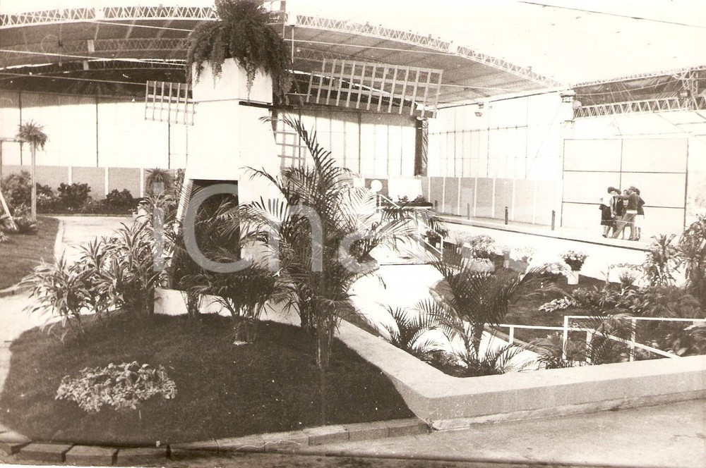Fotografia d epoca originale 1970 ca BELEN DE ESCOBAR ARGENTINA Allestimento FIESTA NACIONAL DE LA FLOR 1