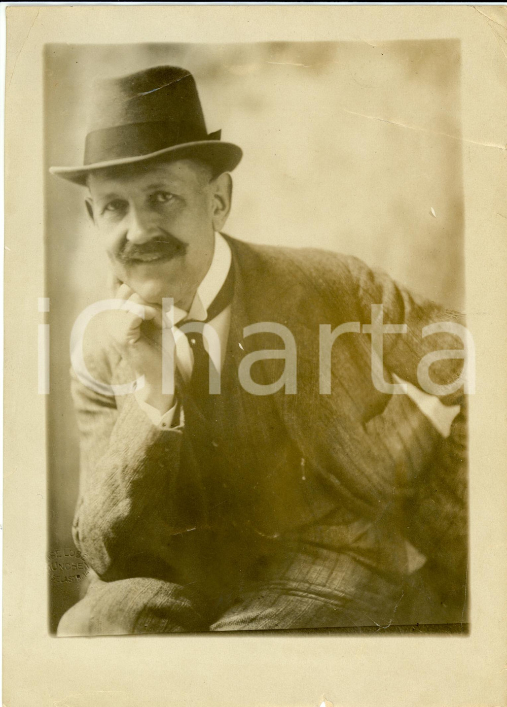 Fotografia d epoca originale 1920 ca GERMANIA? Georg Alfred PLEHN Ambasciatore in BRASILE Fotografia 1