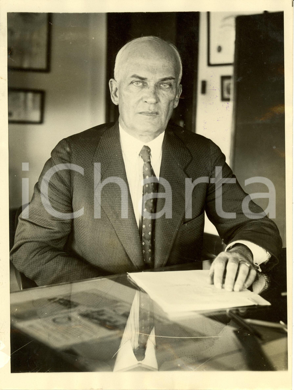 Fotografia d epoca originale 1925 ca WASHINGTON USA Robe Carl WHITE Assistant Secretary of Labor Photo 1