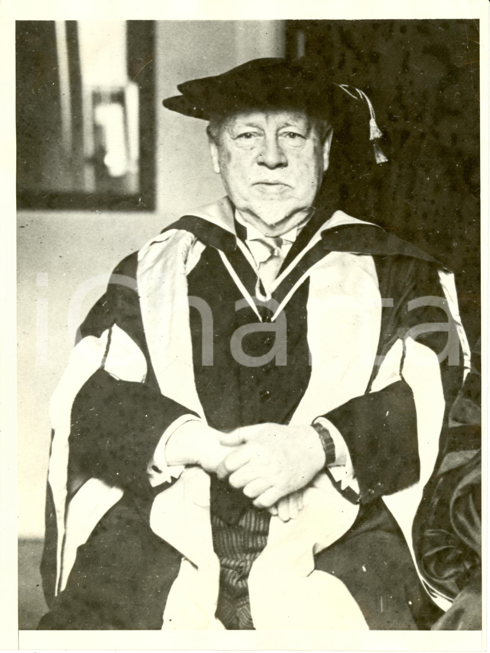Fotografia d epoca originale 1930 BALTIMORA USA William Henry WELCH medico patologo compie 80 anni Foto 1