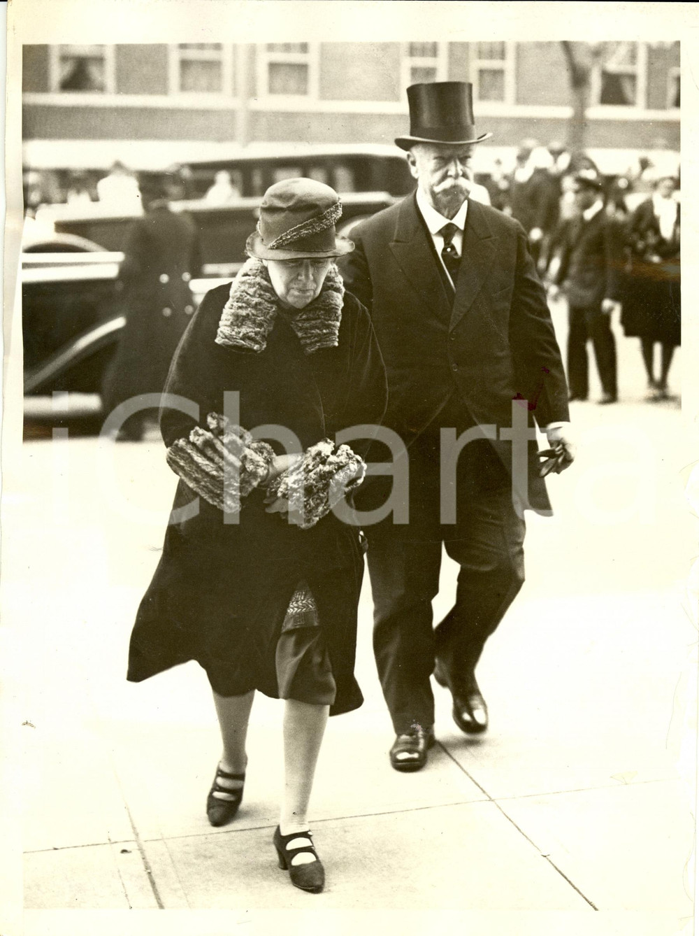Fotografia d epoca originale 1929 WASHINGTON USA William Howard TAFT e moglie Helen HERRON Fotografia 1