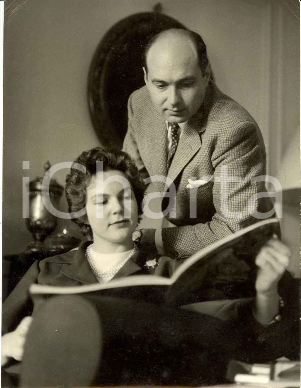 Fotografia d epoca originale 1925 ca LONDRA? UK Principe Paolo JUGOSLAVIA e Olga  Ricordi di famiglia Foto 1