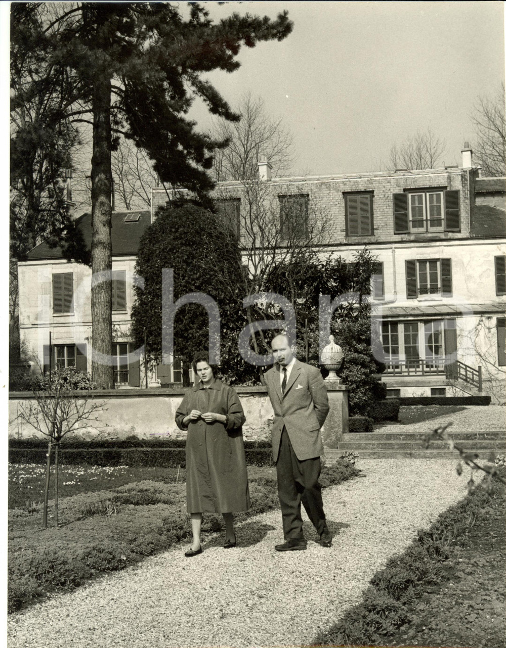 Fotografia d epoca originale 1925 ca LONDRA? UK Principe Paolo JUGOSLAVIA e Olga in attesa primogenito Foto 1