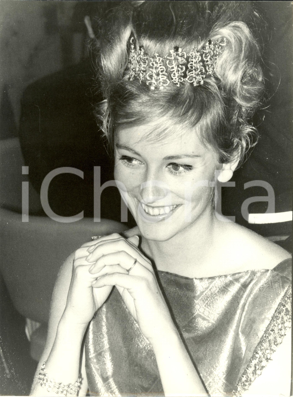 Fotografia d epoca originale 1960 ca BELGIO Principessa Paola Ruffo di Calabria Fotografia 18 x 24 1 1
