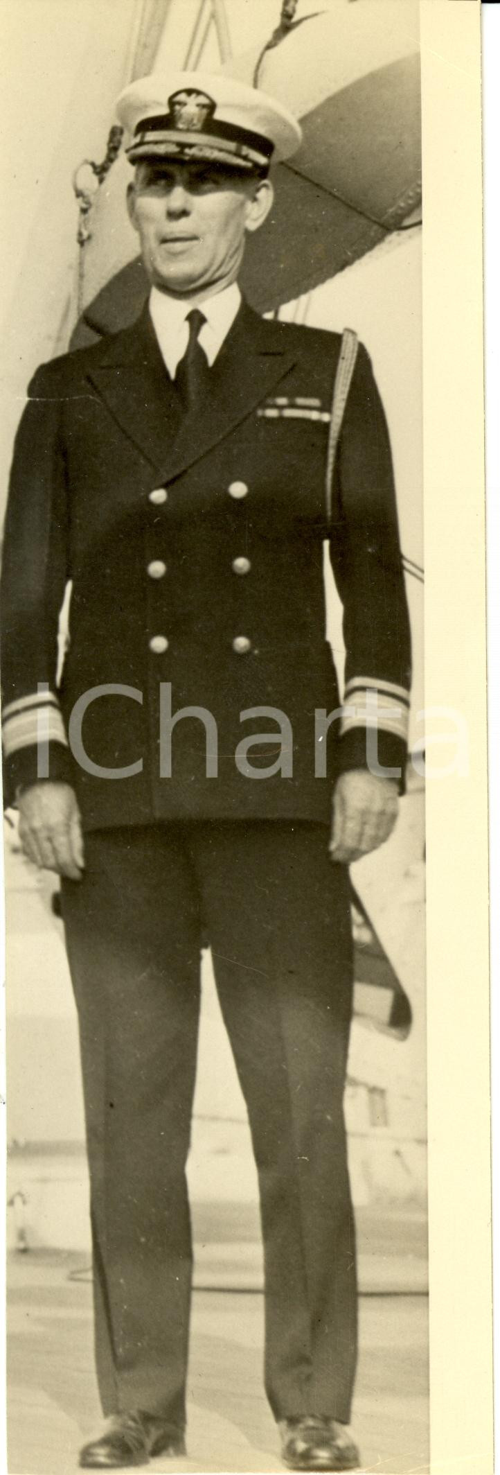 Fotografia d epoca originale 1930 ca USA William Theodore TARRANT Ammiraglio Fotografia 1