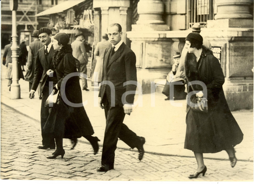 Fotografia d epoca originale 1931 VIENNA A Francesco Giuseppe Margherita e Antonio d ASBURGO Fotografia 1
