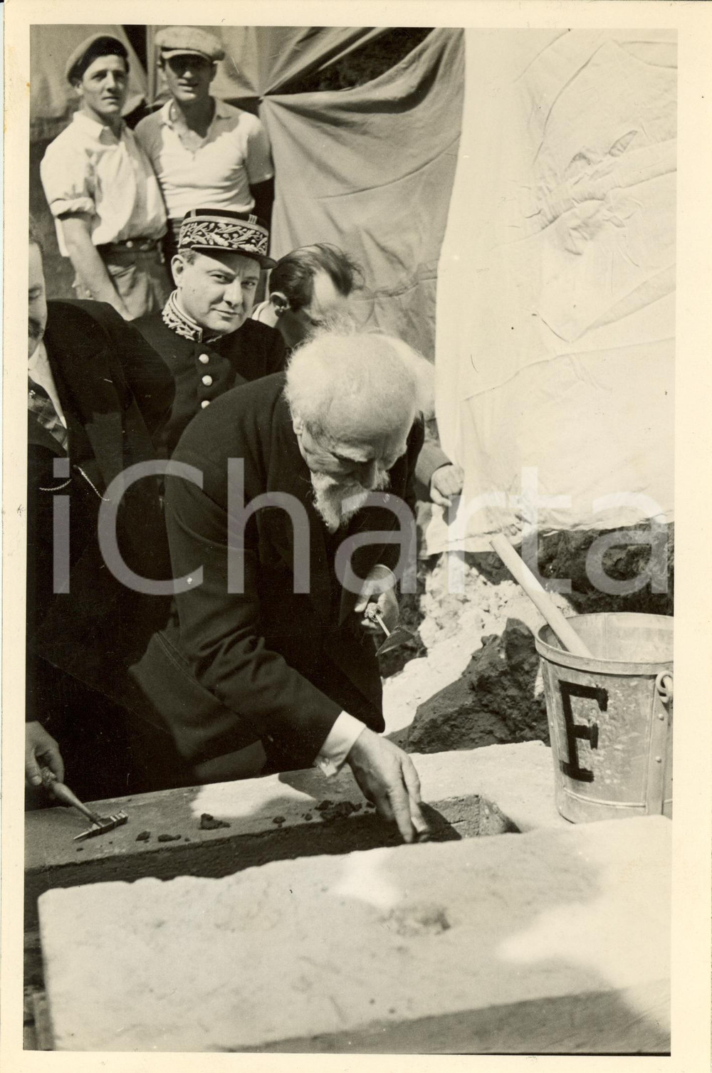 Fotografia d epoca originale 1939 MONTPELLIER F Charles Edmond PERRIN premiÃ¨re pierre FacultÃ© de Lettre 1