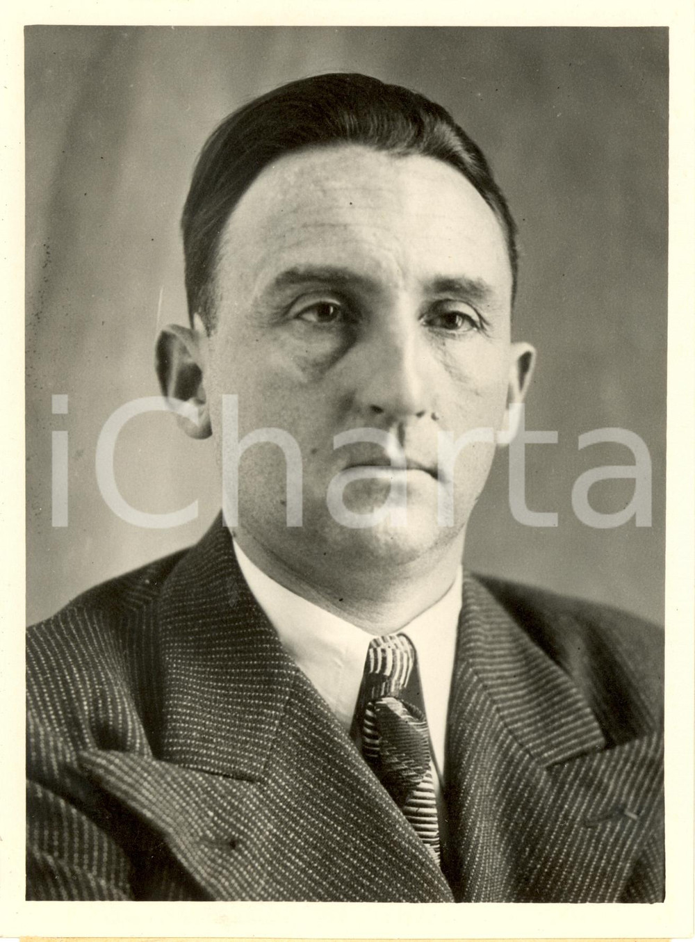 Fotografia d epoca originale 1940 ca FRANCE Emmanuel TEMPLE DÃ©putÃ© URD de l AVEYRON Photographie 1