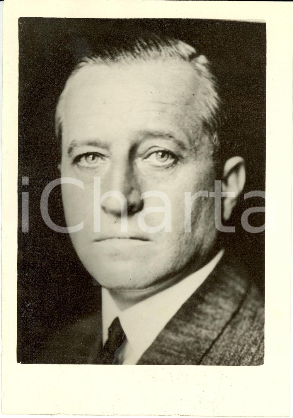 Fotografia d epoca originale 1933 GERMANIA Eugene von QUAADT conte nuovo Ministro Economia BAVIERA Foto 1