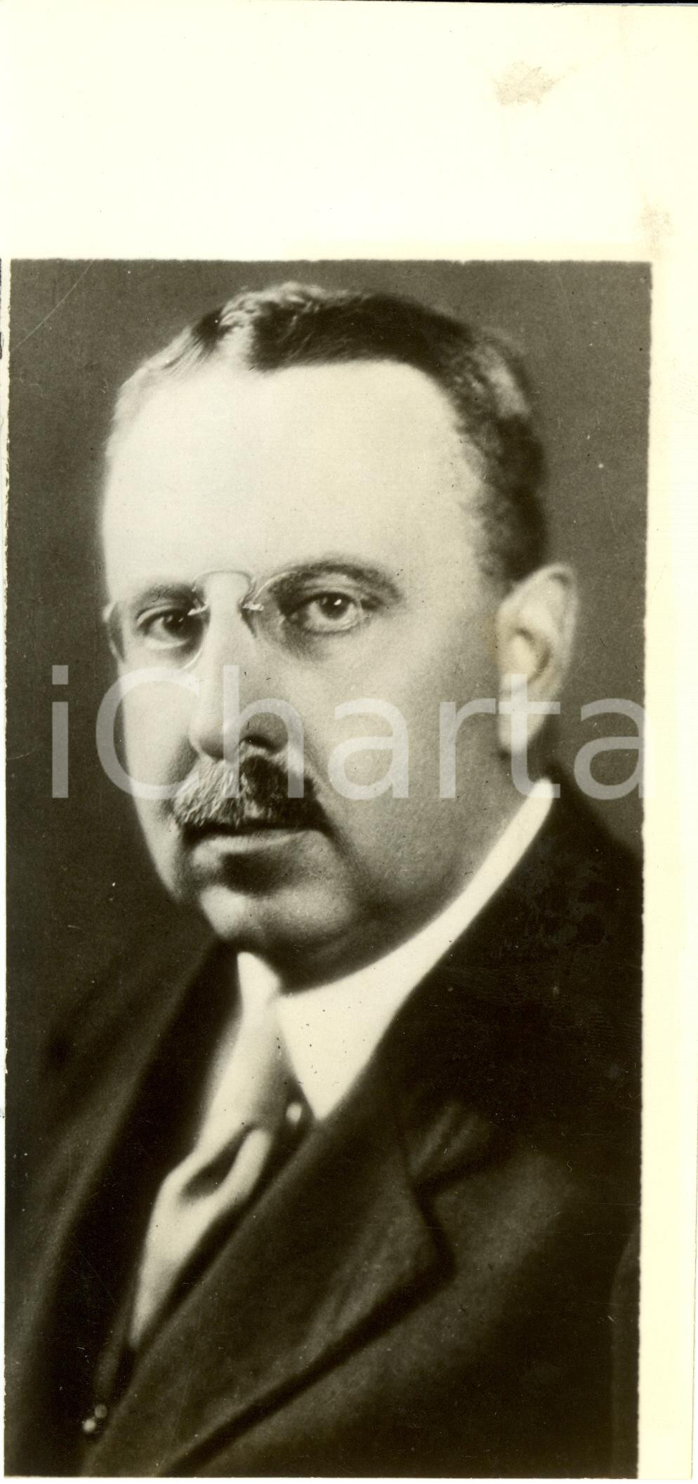 Fotografia d epoca originale 1930 ca USA Albert Henry WIGGIN Banchiere ha dato le dimissioni Fotografia 1