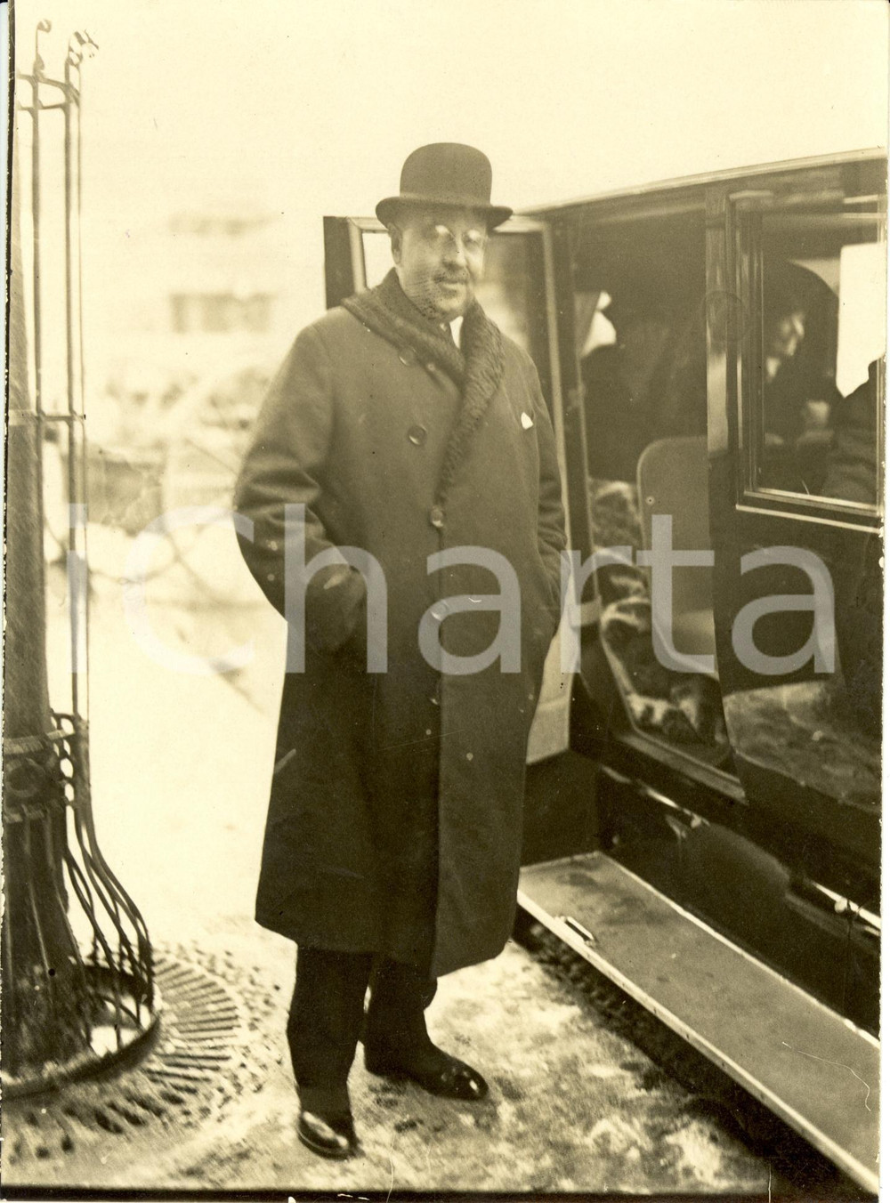Fotografia d epoca originale 1930 ca BERLINO D Albert Henry WIGGIN Banchiere STATUNITENSE Fotografia 1
