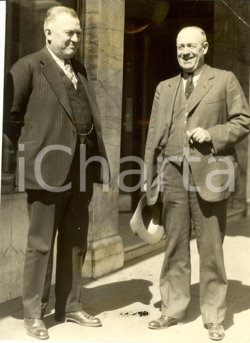 Fotografia d epoca originale 1931 RENO USA George WINGFIELD e Jack KIRKLEY tassa sul gioco d azzardo Foto 1