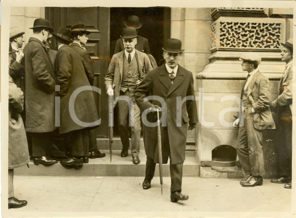 Fotografia d epoca originale 1925 ca LONDON UK Evan WILLIAMS President of Miners  Federation Photograph 1