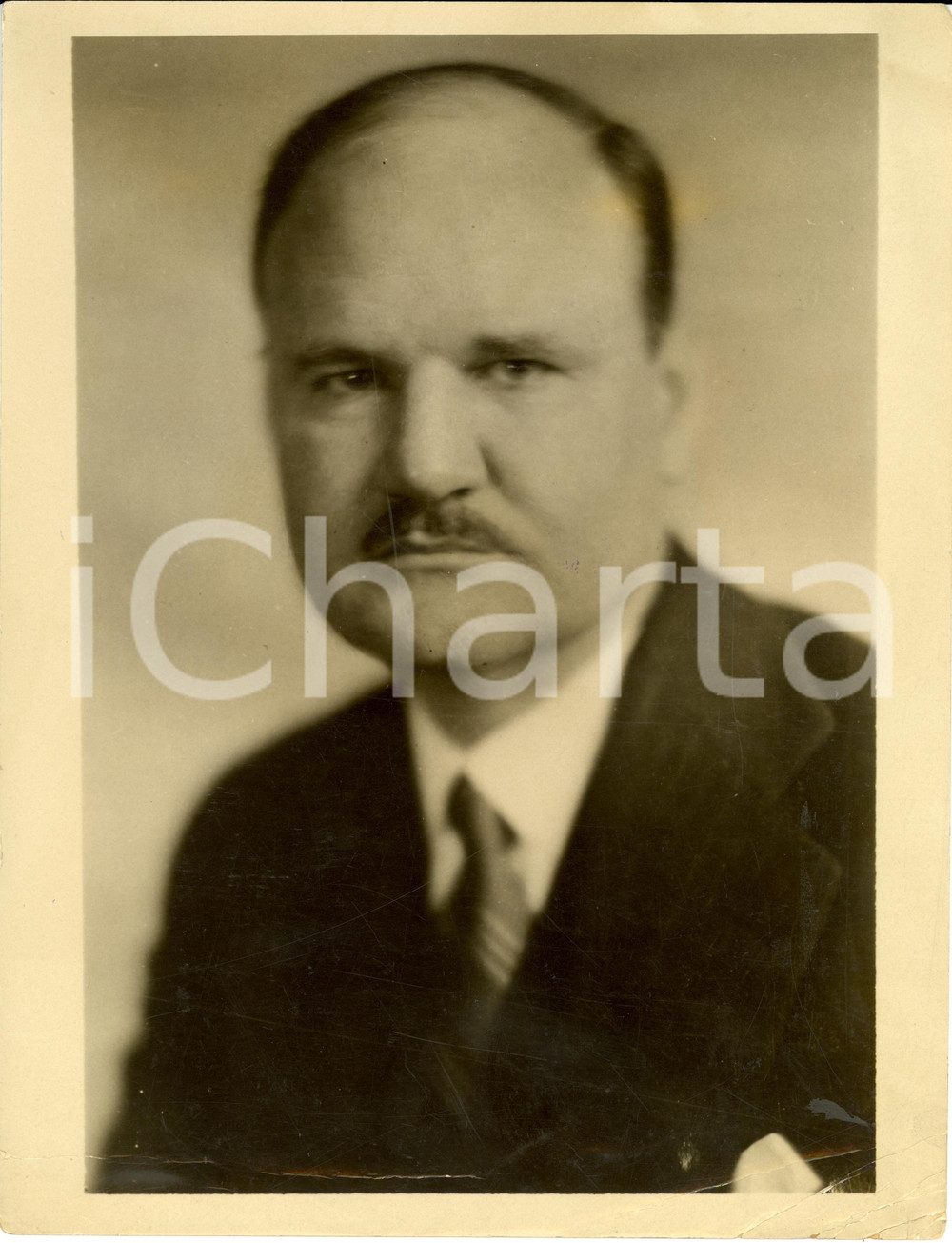 Fotografia d epoca originale 1930 USA Gilchrist Baker STOCKTON Minister to AUSTRIA Photograph 1