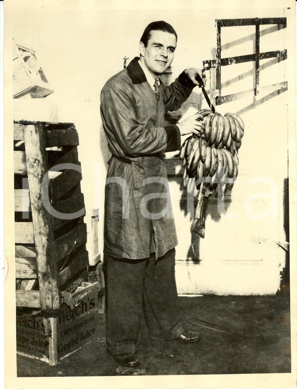 Fotografia d epoca originale 1930 ca SAN FRANCISCO USA Jack SHOUP figlio Presidente Southern Pacific Railroad 1