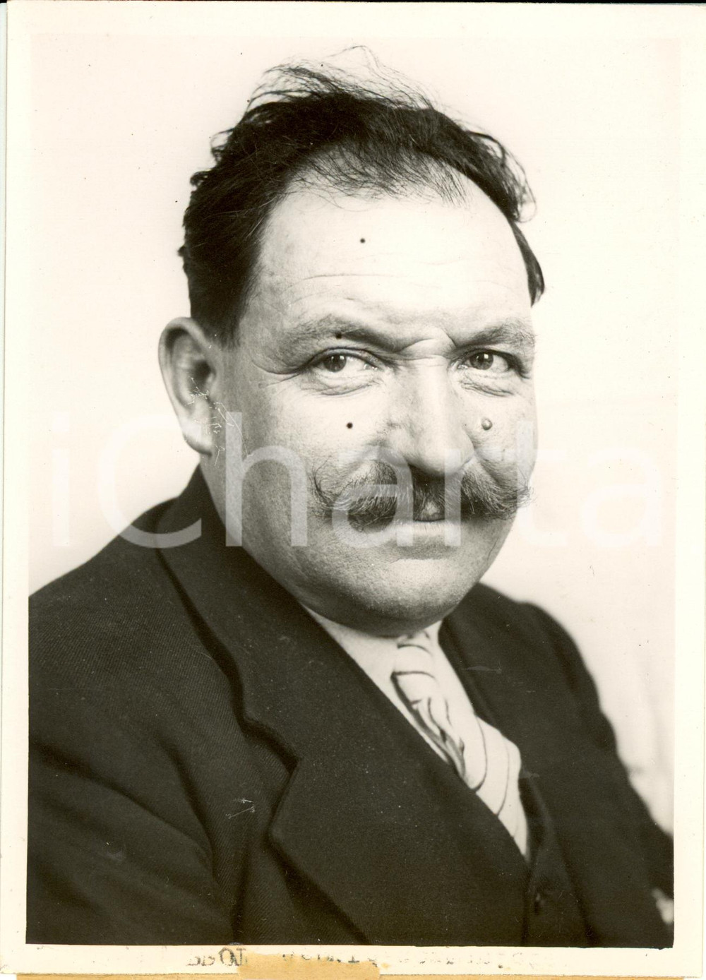 Fotografia d epoca originale 1936 FRANCIA Louis PROT deputato comunista della SOMME Ritratto Fotografia 1