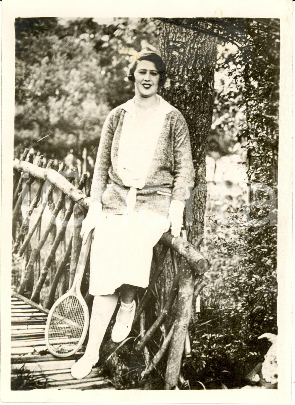 Fotografia d epoca originale 1950 ca PARIS Elena LUPESCU moglie CAROL II di ROMANIA torna in Patria Foto 1