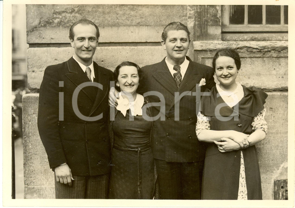 Fotografia d epoca originale 1937 PARIS Lucie THELIN laurÃ©at Concours d Opera Comique au Conservatoire Photo 1
