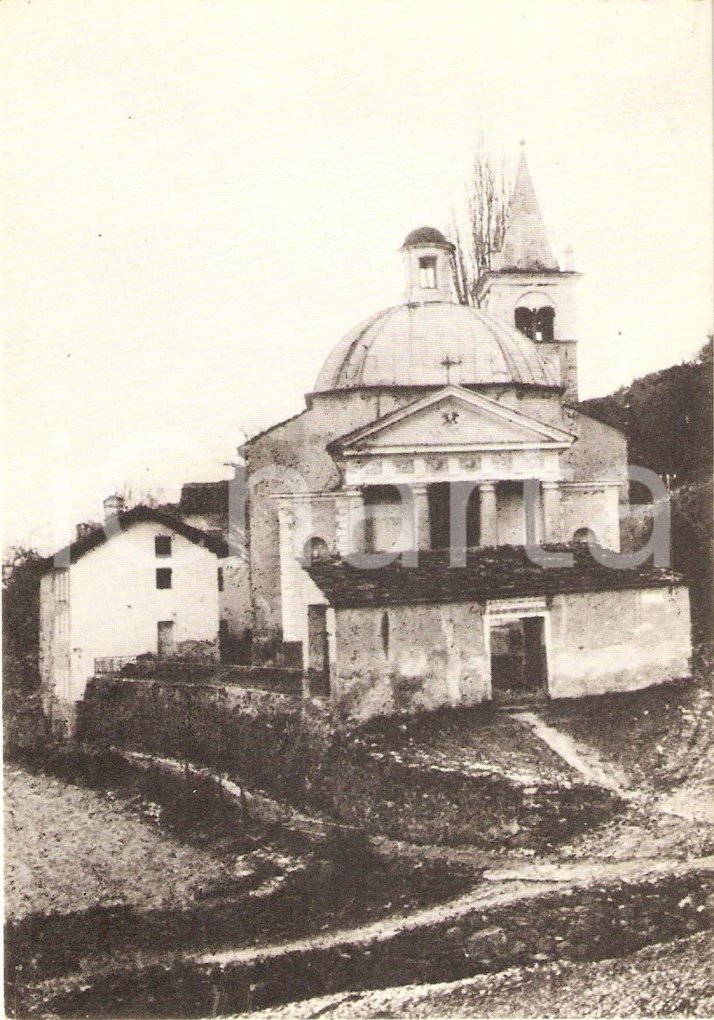 Cartolina originale da collezione 1950 ca SAINTMARCEL AO Santuario MADONNA DI PLOUT Cartolina FG NV 1