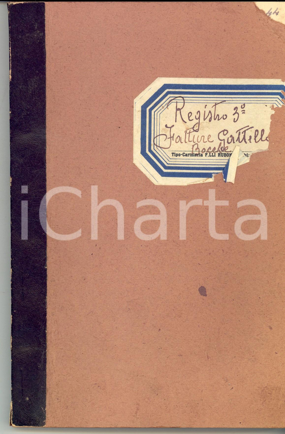 Documento originale, autentico 194546 GAGGIANO Ditta Giovanni LANDRIANI Spese per lavori alle rogge Registro 1