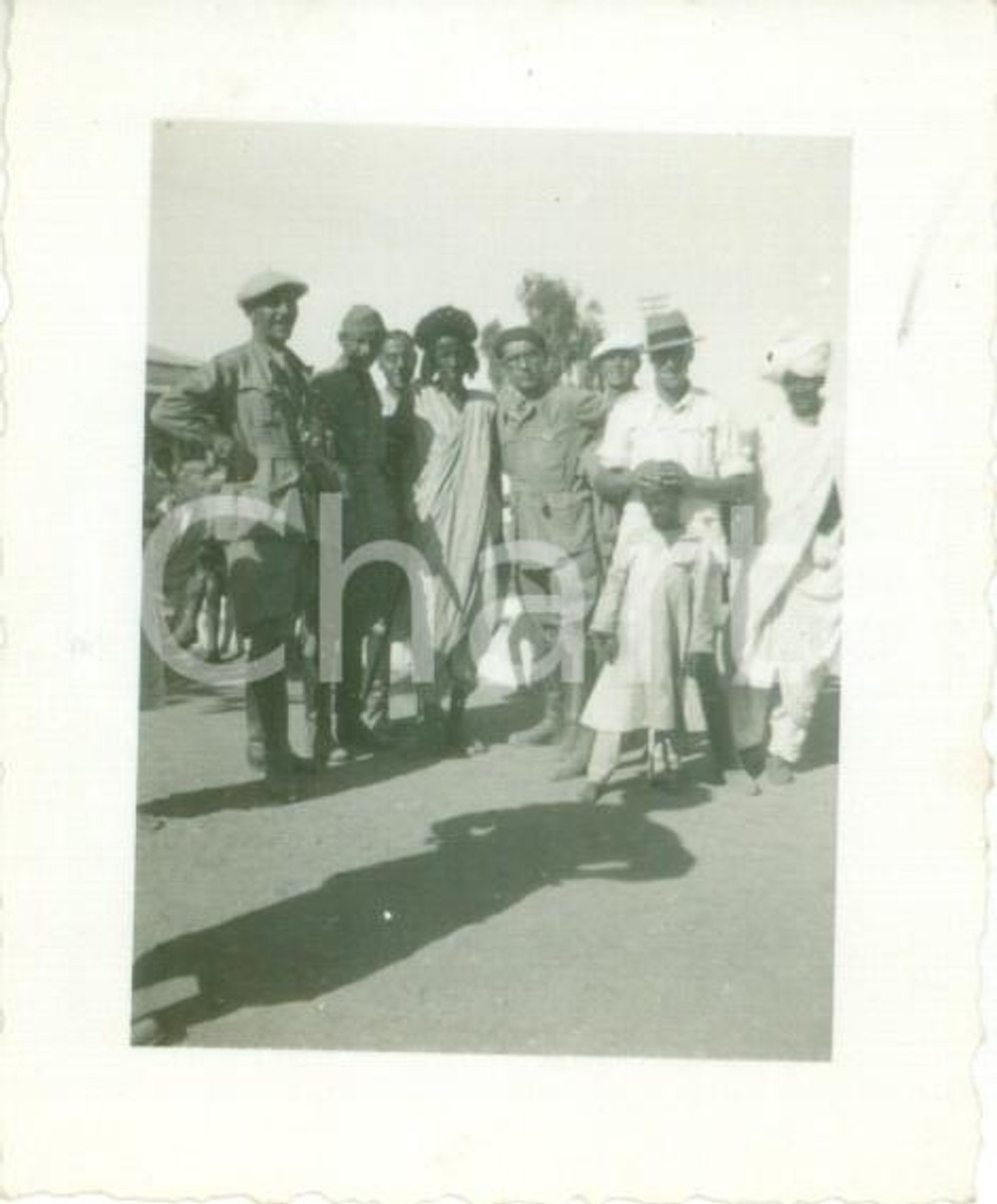 Fotografia d epoca originale 1936 CHEREN ERITREA AOI Proibito innamorarsi dell indigeno Foto cm 6 x 7 1