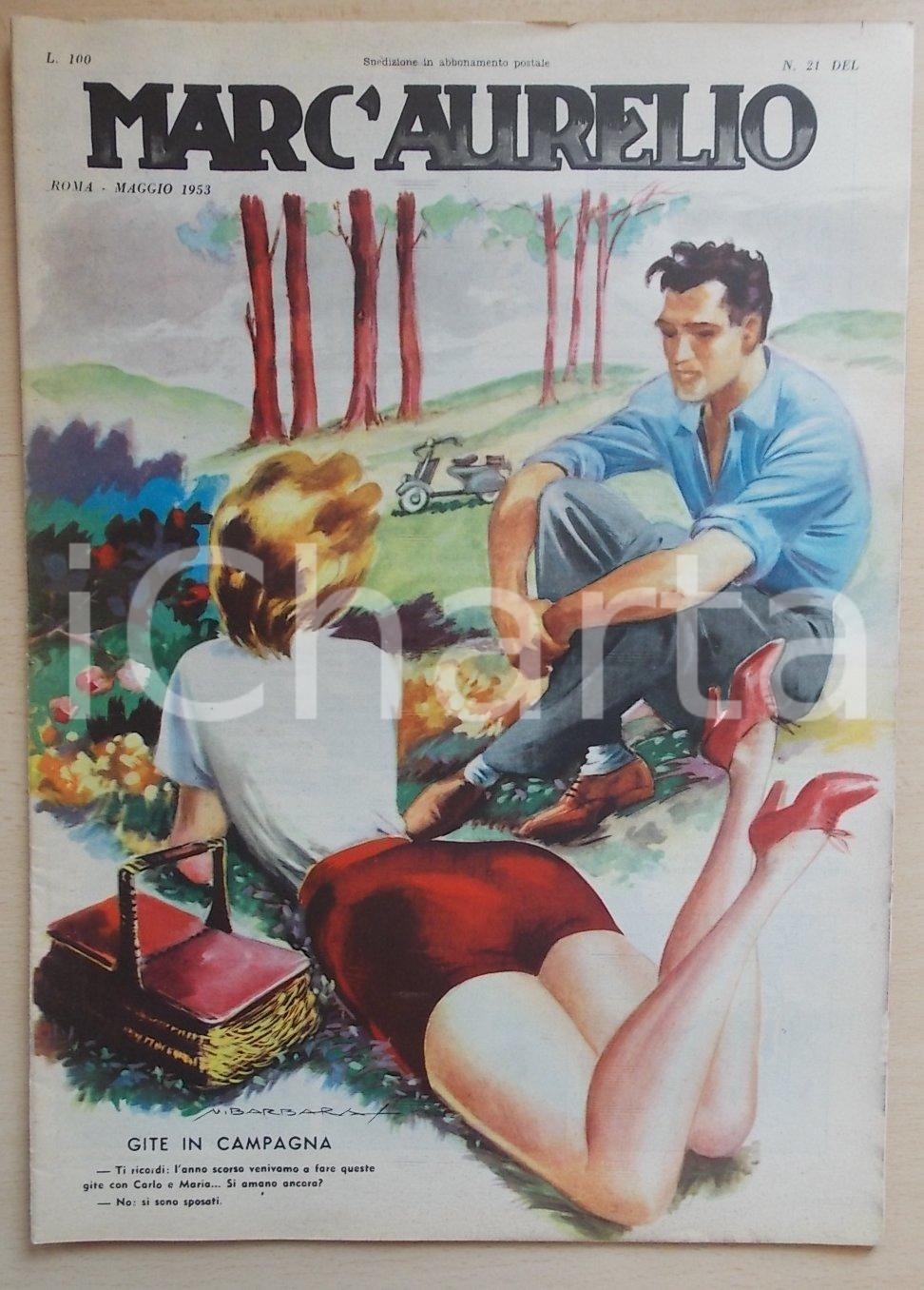 Giornale, rivista storica 1953 MARC AURELIO n.21 Racconto di Ettore SCOLA Rivista ILLUSTRATA 1