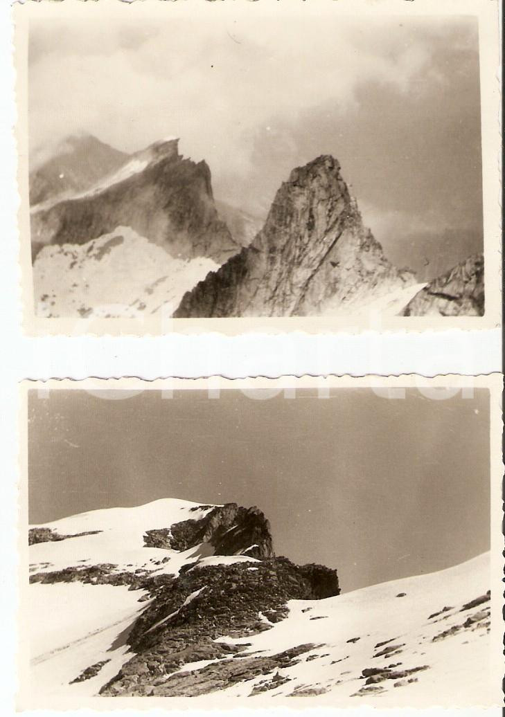 Fotografia d epoca originale 1946 VAL MASINO SO Panorama TURBINASCA Lotto 2 Fotografie 9x6 1