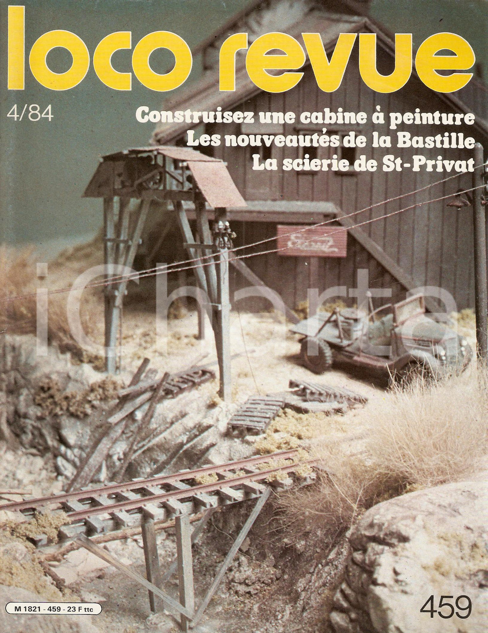 Giornale, rivista storica 1984 LOCO REVUE n. 459 Modellismo ferroviario Rivista ILLUSTRATA 1