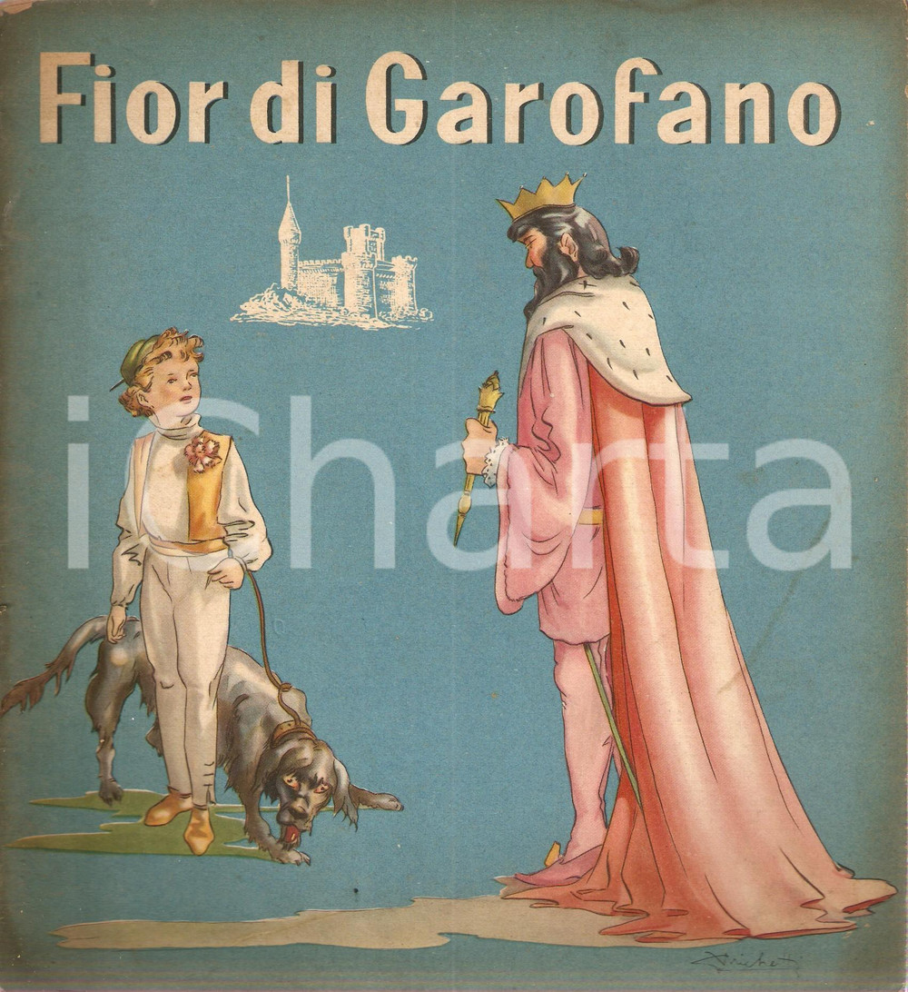Libro, pubblicazione d epoca 1956 FIOR DI GAROFANO Favola illustrata Edizioni CARROCCIO  MILANO 1