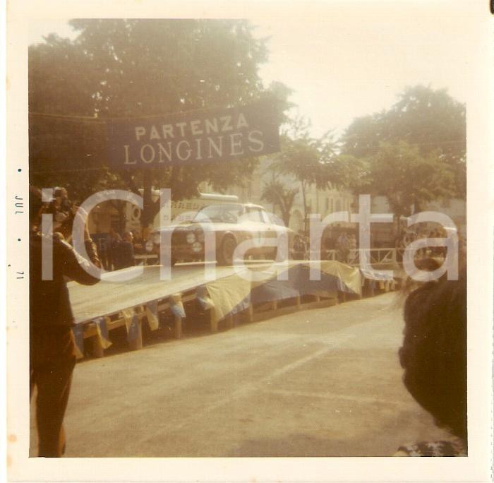 1971 RIVANAZZANO TERME (PV) Rally LANCIA FULVIA Coupé 1.6 HF alla partenza *Foto