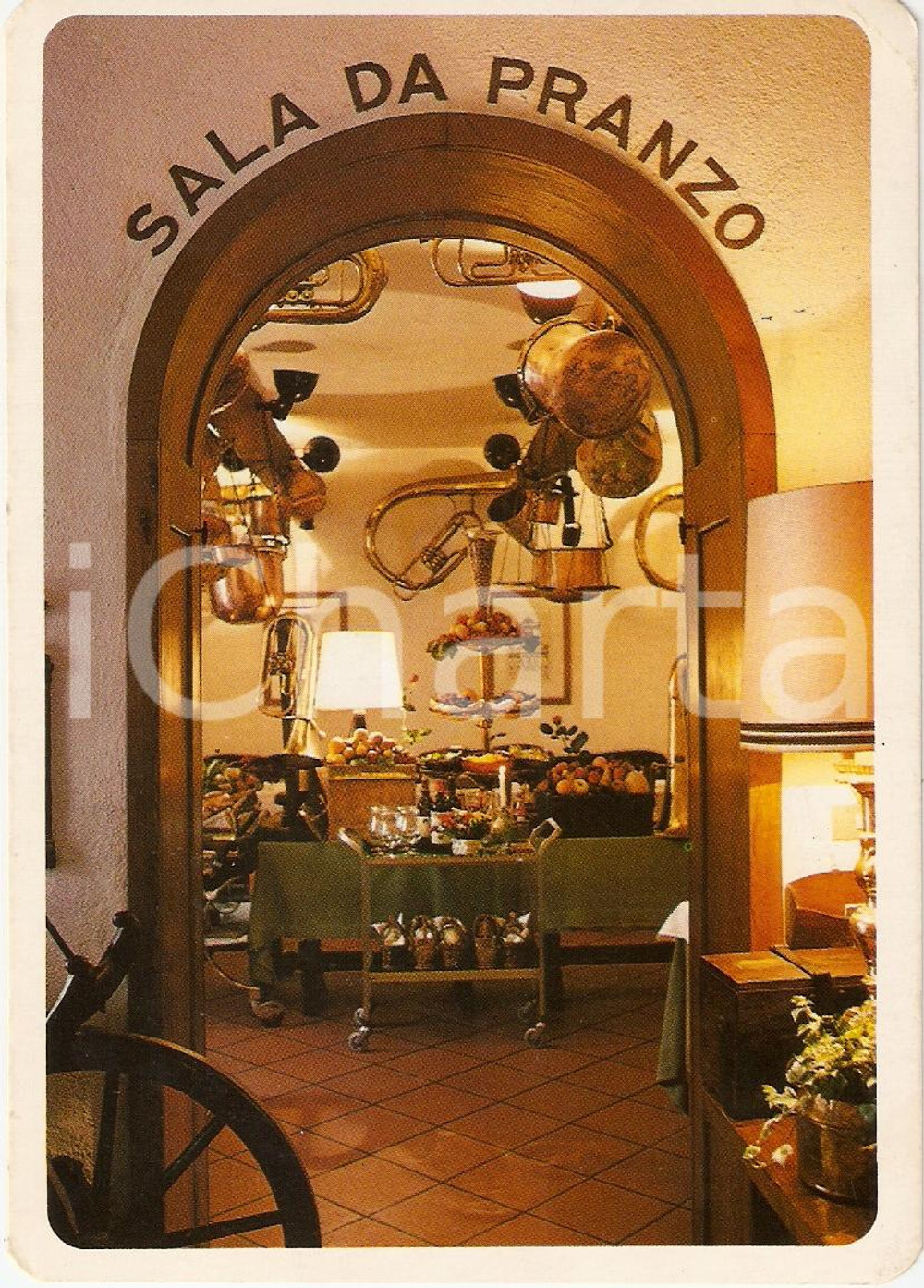 Cartolina originale da collezione 1985 LUCCA Ristorante BUCA DI SANT ANTONIO Ingresso VINTAGE Cartolina FG VG 1