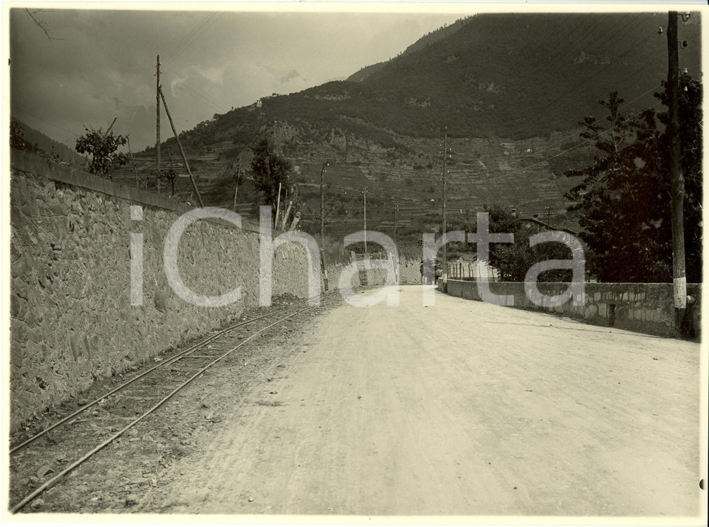 Fotografia d epoca originale 1932 BERGAMO Strada Statale 42 del TONALE e della MENDOLA Fotografia 1