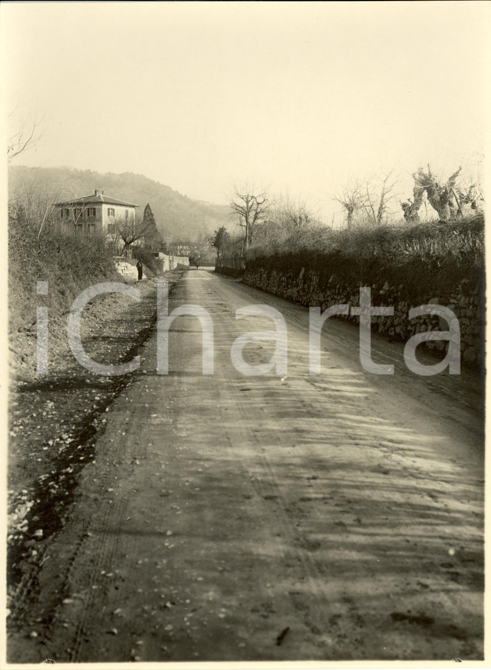 Fotografia d epoca originale 1932 TRESCORE BALNEARIO BG Strada Statale nÂ°42 TONALE e MENDOLA  Fotografia 1