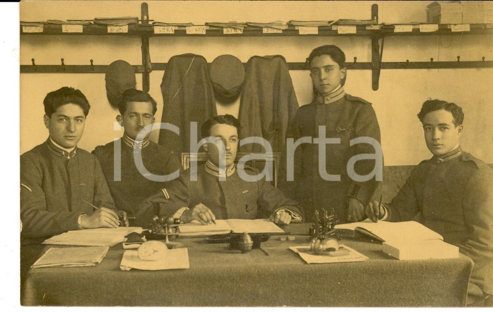 Fotografia d epoca originale 1915 PIACENZA 25° Reggimento Fanteria BRIGATA BERGAMO Ufficiali Foto 1 1