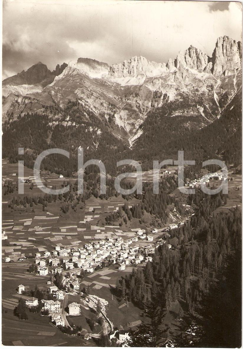 Cartolina originale da collezione 1958 FALCADE BL Frazione CAVIOLA Panorama Cime d Auta FORCA ROSSA Cartolina 1