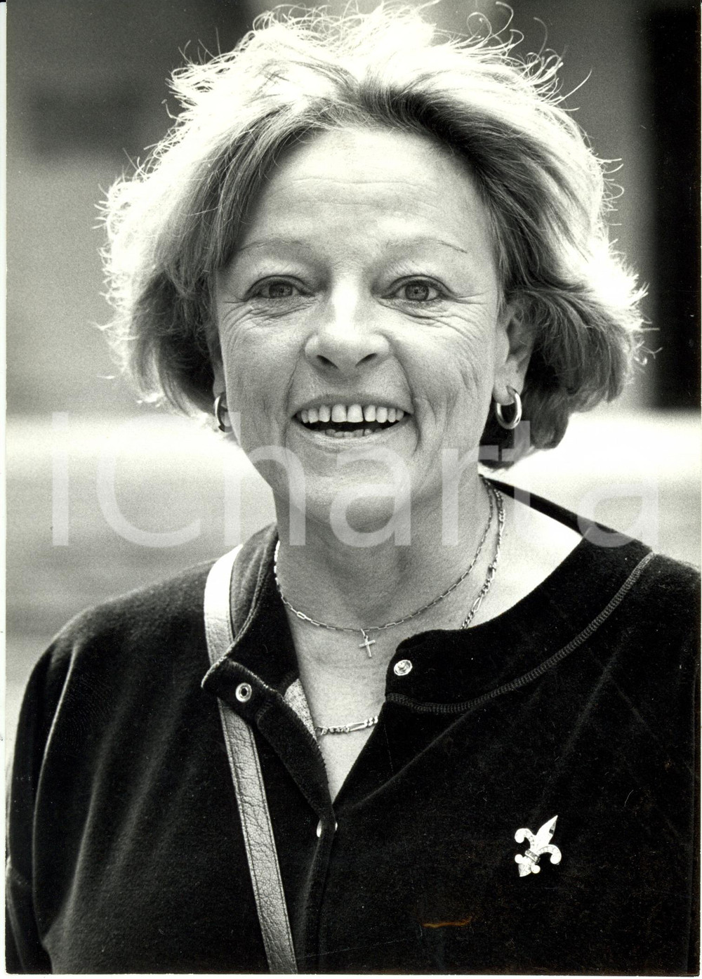 Fotografia d epoca originale 1989 FRANCE GeneviÃ¨ve DORMANN Grand Prix du ROMAN de l AcadÃ©mie FranÃ§aise Photo 1