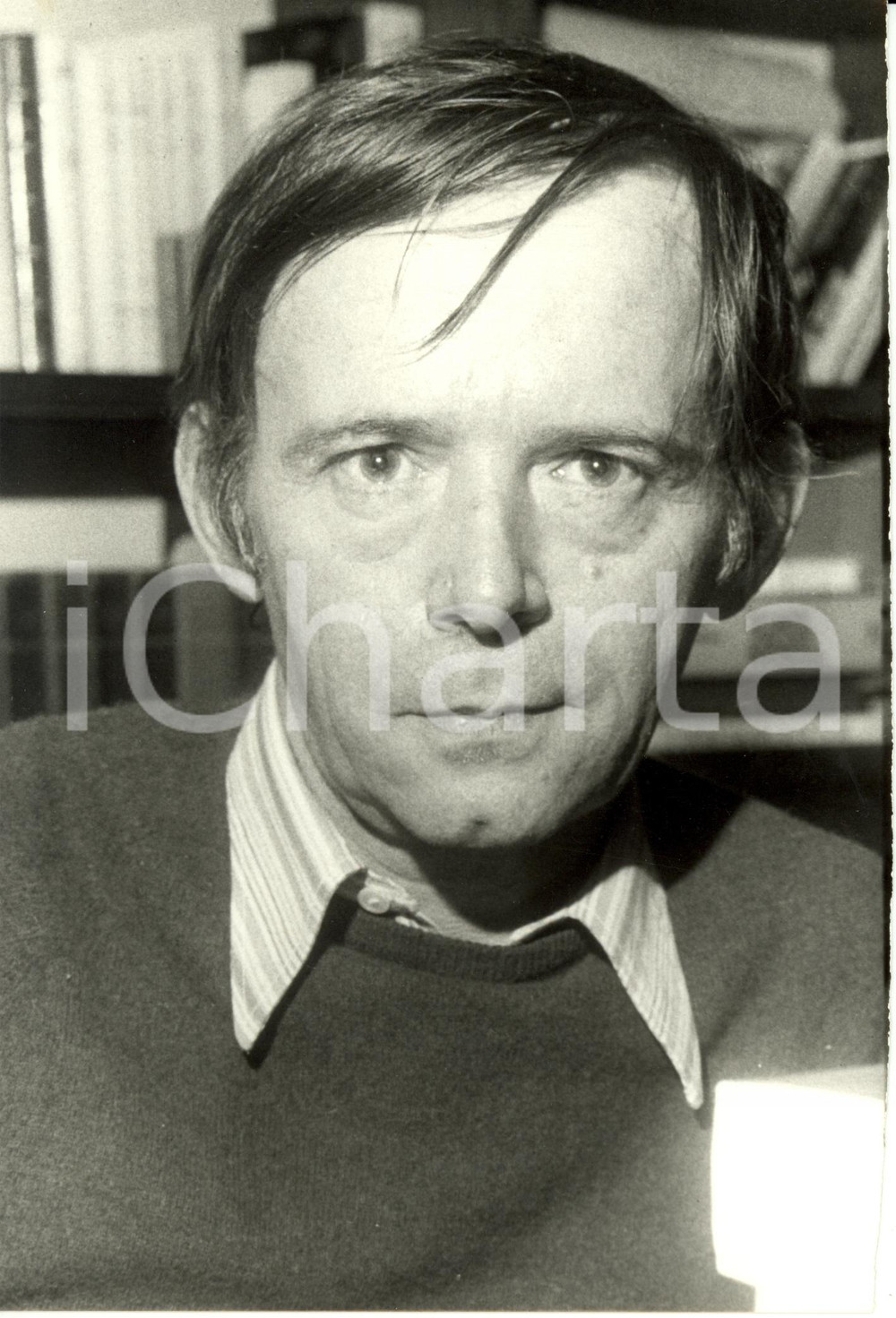 Fotografia d epoca originale 1960 ca FRANCIA Jacques LAURENT nuovo membro Accademia Francese RISTAMPA 1986 1