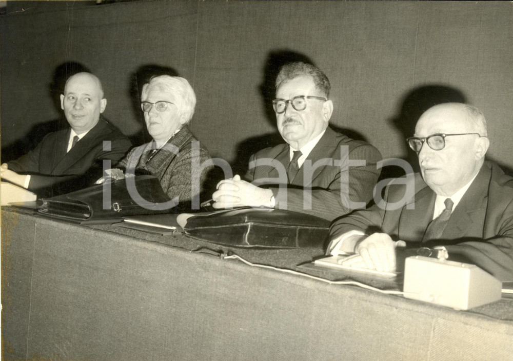 Fotografia d epoca originale 1967 LEVALLOISPERRET F CongrÃ¨s Parti COMMUNISTE Waldeck ROCHET Etienne FAJON 1