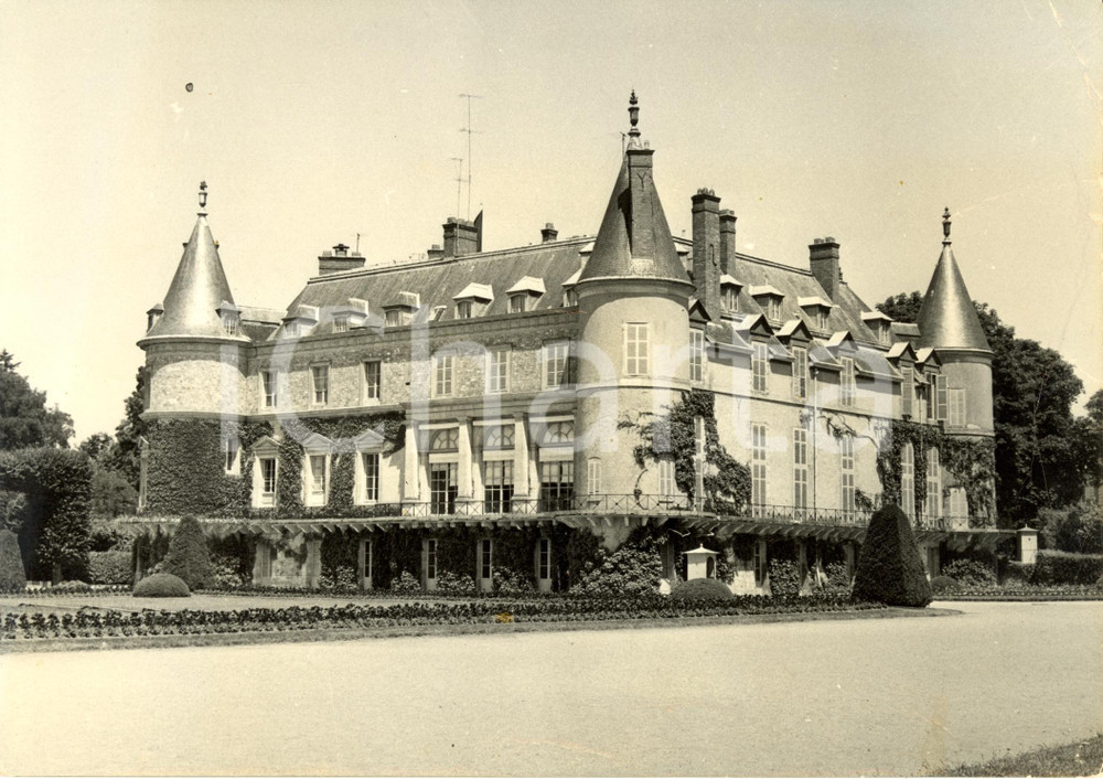 Fotografia d epoca originale 1960 ca FRANCE Le chÃ¢teau de RAMBOUILLET Photographie 1