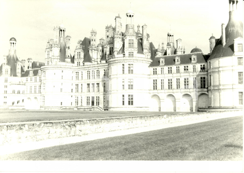 Fotografia d epoca originale 1989 FRANCIA Veduta del Castello di CHAMBORD Fotografia 1