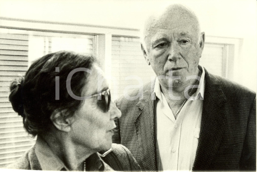 Fotografia d epoca originale 1986 HELSINKI Finlandia Svjatoslav RICHTER e moglie Nina DORLIAK Fotografia 1