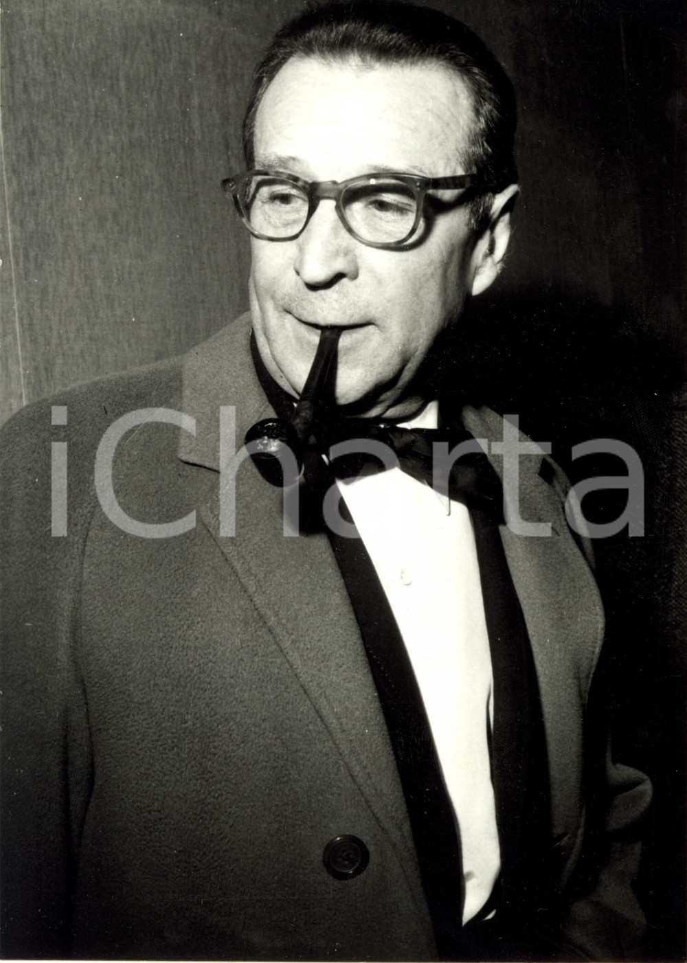 Fotografia d epoca originale 1984 FRANCIA? Georges SIMENON ha subito un intervento al cervello Fotografia 1