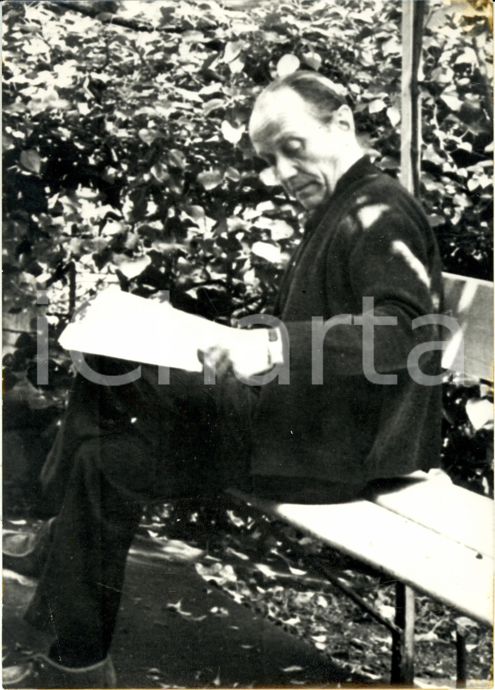 Fotografia d epoca originale 1975 FRANCIA Paul TOUVIER Milizia LIONE accusato collaborazionismo NAZISMO Foto 1