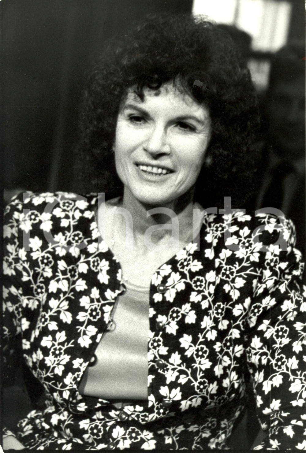 Fotografia d epoca originale 1992 PARIS F Nicole AVRIL invitÃ© Ã©mission CARACTERES sur FRANCE 3 Photo 1