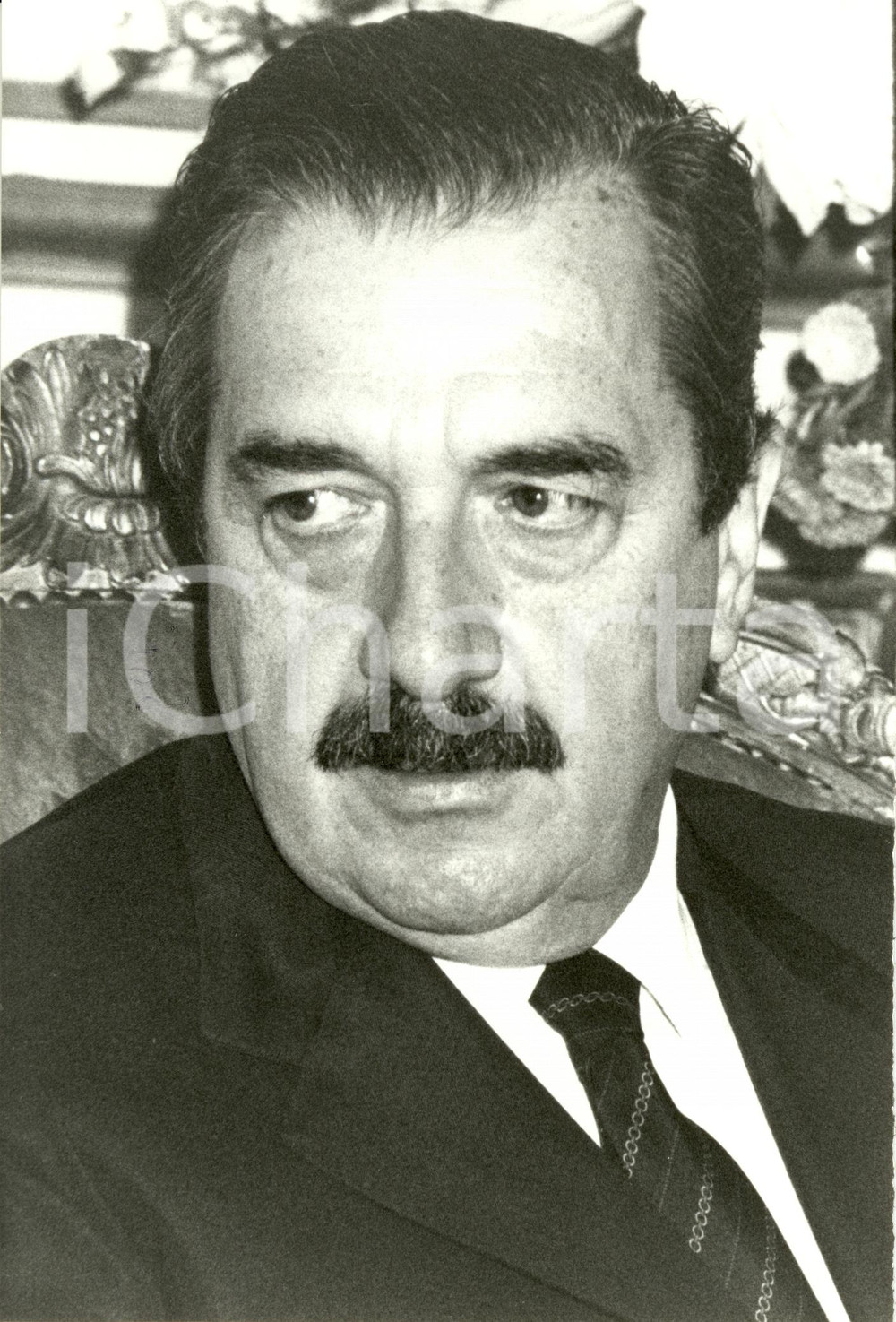 Fotografia d epoca originale 1987 ARGENTINA Raul ALFONSIN Presidente Repubblica Ritratto Fotografia 1