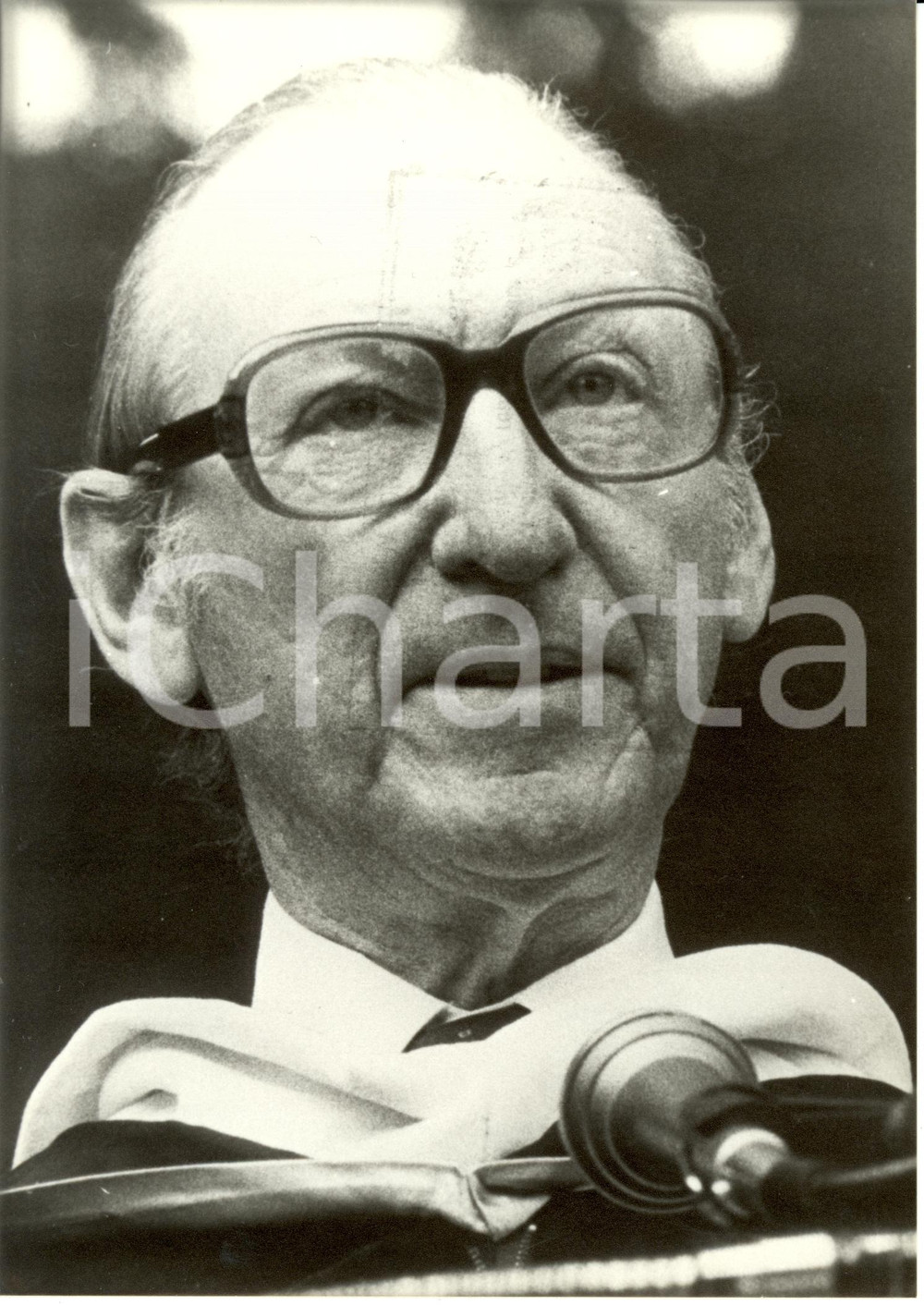 Fotografia d epoca originale 1985 ca AUSTRIA Kurt Josef WALDHEIM candidato Presidente Repubblica Fotografia 1